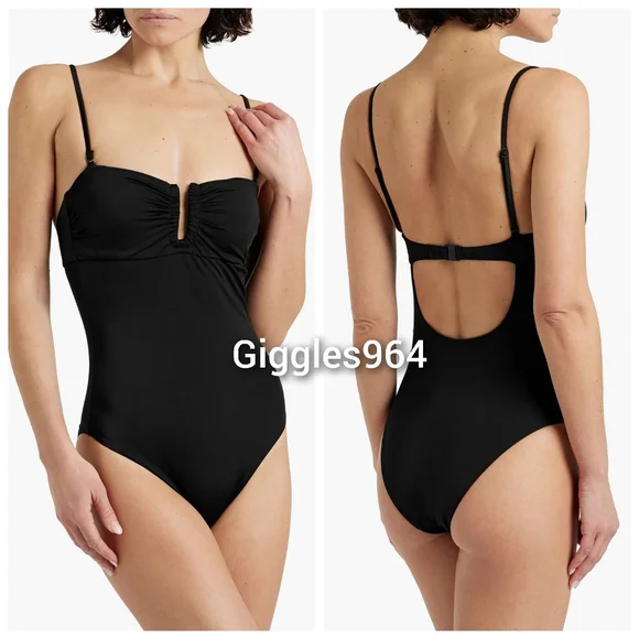 Onia Pauline One Piece Swimsuit Black - Picture 2 of 5